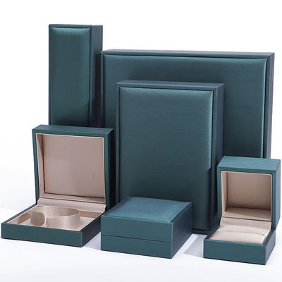 comprar Caja de joyería de cuero de PU de doble capa, caja de almacenamiento de joyas a prueba de abrasión personalizable online manufacture