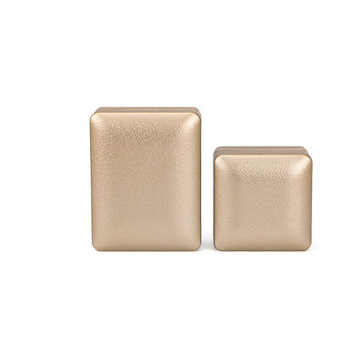 comprar Paquete de joyas Caja de anillos LED de cuero dorado Hanhong con impresión de pantalla de seda y luz online manufacture