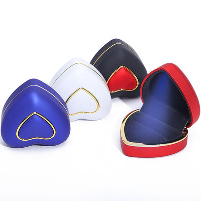 Casilla de pantalla de almacenamiento de joyas personalizada Luz LED incluida para anillos y pulseras