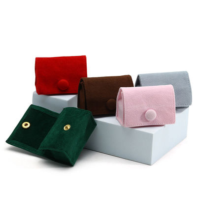 comprar Caja de joyas de terciopelo de color dulce para almacenamiento personalizado de anillos collares y aretes online manufacture
