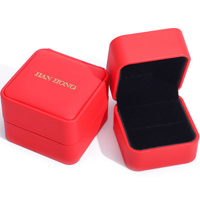 Caja de embalaje de joyas de terciopelo de lujo personalizada para almacenamiento de collares y pulseras de Hanhong