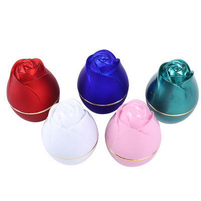 2022 Tamaño personalizado Caja de embalaje de joyas de luz LED para collar Brazalete de anillo rosa