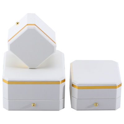 Caja de embalaje de joyas octagonales hecha a mano Hanhong para pulseras y collares de lujo