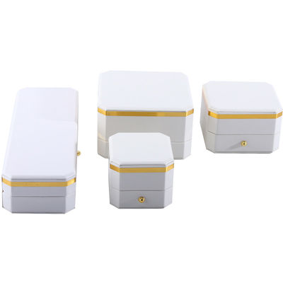 Caja de embalaje de joyas octagonales hecha a mano Hanhong para pulseras y collares de lujo