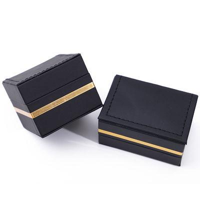 Caja de joyería negra luz LED para brazalete lujo con tamaño personalizado y el estilo más nuevo