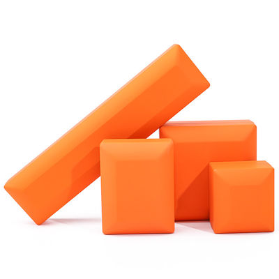 Tamaño personalizado Caja de joyería de anillo LED naranja hecha a mano para logotipo personalizado y luz blanca