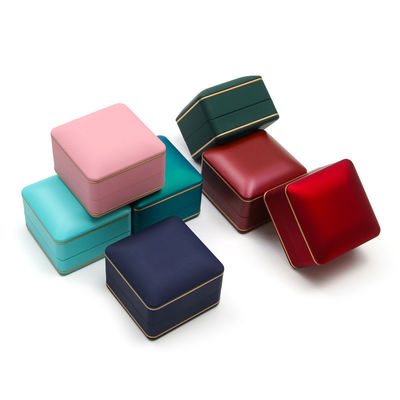 Embalaje de joyas Hanhong Logotipo personalizado Impresión de pantalla de seda Caja de almacenamiento LED de lujo con luz