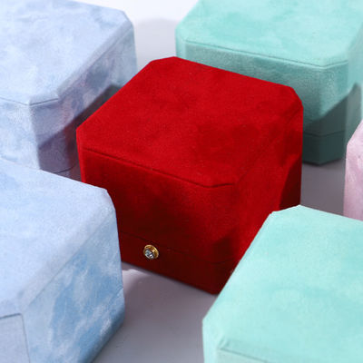Hanhong Custom Rings Jewelry Box Packaging con tamaño personalizado y el logotipo del cliente
