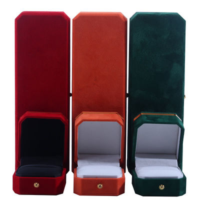 comprar Caja de embalaje de joyas de terciopelo personalizada para regalos de boda Ahorros y anillos de Hanhong online manufacture