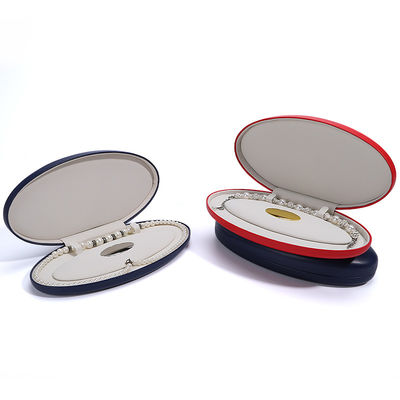 Caja de embalaje de joyas con logotipo personalizado para el anillo y el collar