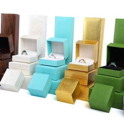comprar Cajas de joyería Material Papel terciopelo Nuevo estilo para pendientes Collares y anillos online manufacture
