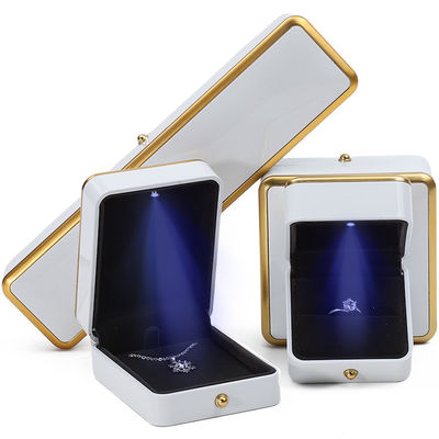 comprar Lujo de lujo de lujo de lujo de lujo de lujo de lujo caja de joyería caja de almacenamiento de joyas con interior de terciopelo suave online manufacture
