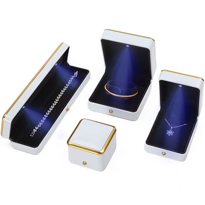 Lujo de lujo de lujo de lujo de lujo de lujo de lujo caja de joyería caja de almacenamiento de joyas con interior de terciopelo suave