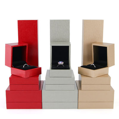 comprar Tamaño personalizado Luxury Touch Cardboard Joyería Caja de embalaje para brazalete y anillo online manufacture