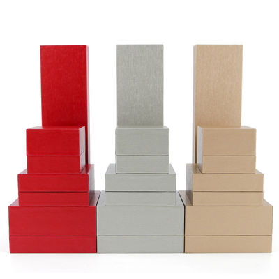 Tamaño personalizado Luxury Touch Cardboard Joyería Caja de embalaje para brazalete y anillo