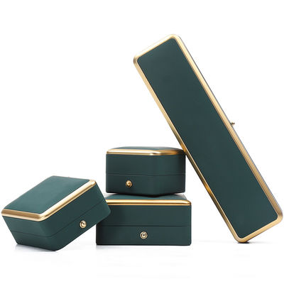 OEM Rectángulo LED caja de joyas Eco Friendly para brazalete collar de pendientes anillo de embalaje