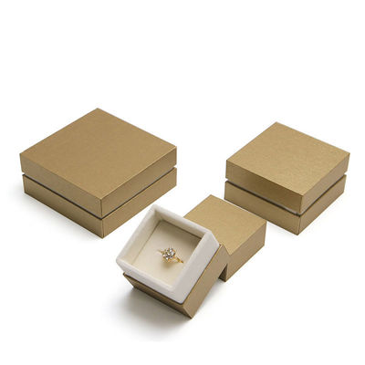Papel material de terciopelo Cajas de joyería Hanhong Diseño personalizado Embalaje ecológico