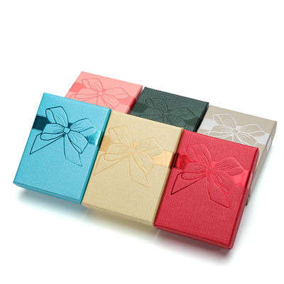 Tamaño personalizado Logotipo de Hanhong Papel de cartón Regalito de joyería Caja de cajón Presentación