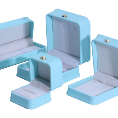 comprar Paquete de joyas en Ciano con diseño de corona Hanhong Logotipo personalizado Luxo PU caja de traje de cuero online manufacture