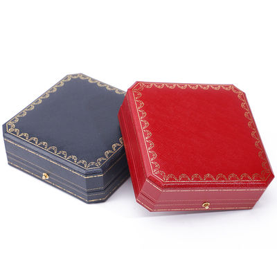 Rectángulo 12*12*4,5cm Caja de embalaje de joyas personalizadas para pulseras, pendientes, collares y anillos