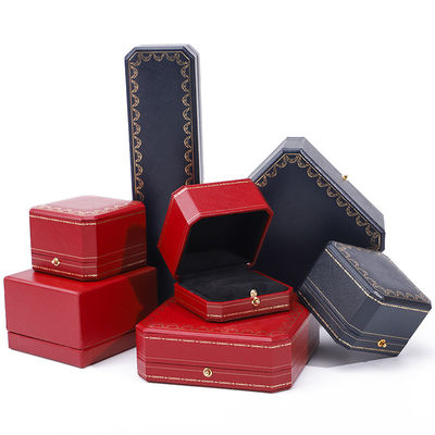 Rectángulo 12*12*4,5cm Caja de embalaje de joyas personalizadas para pulseras, pendientes, collares y anillos