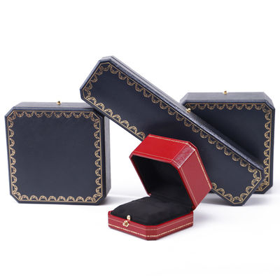 Rectángulo 12*12*4,5cm Caja de embalaje de joyas personalizadas para pulseras, pendientes, collares y anillos