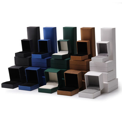 comprar Cajas de joyería hechas a mano con logotipo para pendientes collar de anillos online manufacture