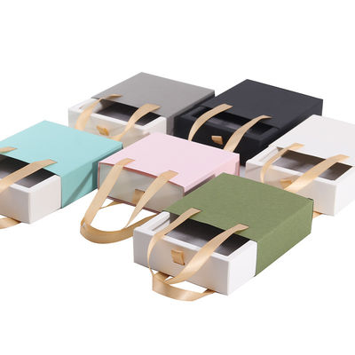 El más nuevo estilo de cartón de cajón deslizante personalizado para la caja de anillos caso de papel logotipo personalizado