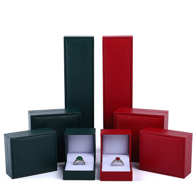 Tamaño personalizado de papel terciopelo Hanhong color caja de joyas para collar brazalete anillo aretes