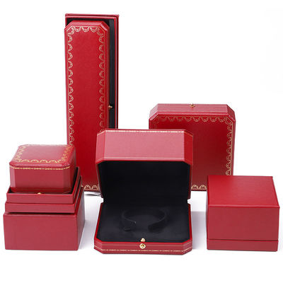 Caja de joyería de material de papel personalizada para Cartiers Anillo Brazalete Orecillos Collar