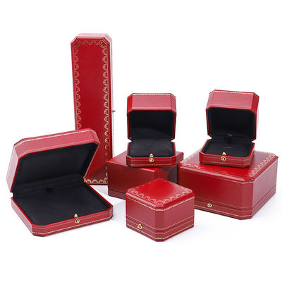 Caja de joyería de material de papel personalizada para Cartiers Anillo Brazalete Orecillos Collar