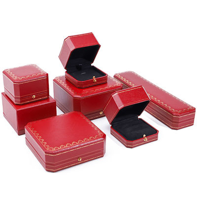 Caja de joyería de material de papel personalizada para Cartiers Anillo Brazalete Orecillos Collar
