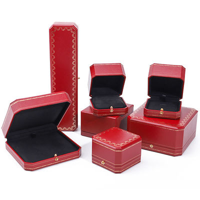 Caja de joyería de material de papel personalizada para Cartiers Anillo Brazalete Orecillos Collar