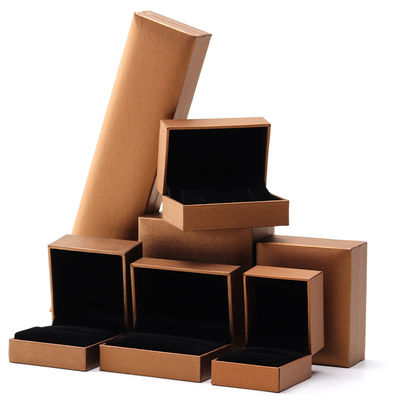 comprar Logotipo personalizado caja de papel de joyería para pendientes collar colgante anillo 9x9x3cm online manufacture