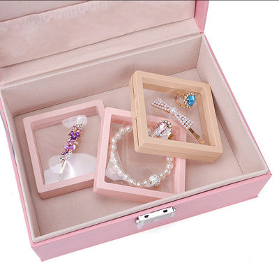 Caja de suspensión de membrana de joyería PE, caja de visualización de joyería tamaño personalizado