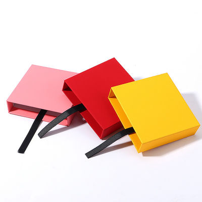 Casillas de joyería de color personalizado Caja de almacenamiento para anillos y pendientes