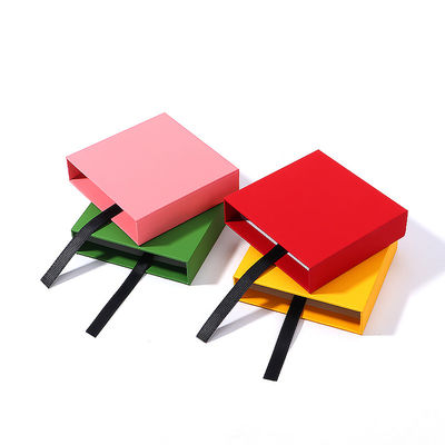 Casillas de joyería de color personalizado Caja de almacenamiento para anillos y pendientes