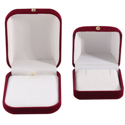 Paquete de joyas de terciopelo rojo para pulseras personalizadas