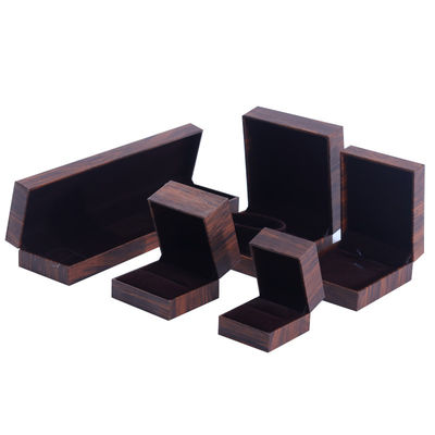 Joyería de cuero hecha a medida Cajas de cartón Orecillos Collares Anillos Embalaje