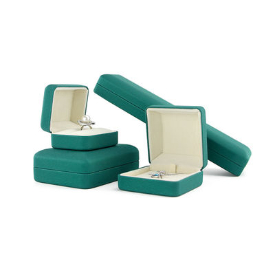 Paquete de joyería Collar de hierro caja de anillos para tamaño personalizado Grado Hanhong Esmeralda