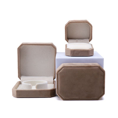comprar Confección de joyas en forma octogonal Khaki Flannelette para anillo de brazalete de collar online manufacture