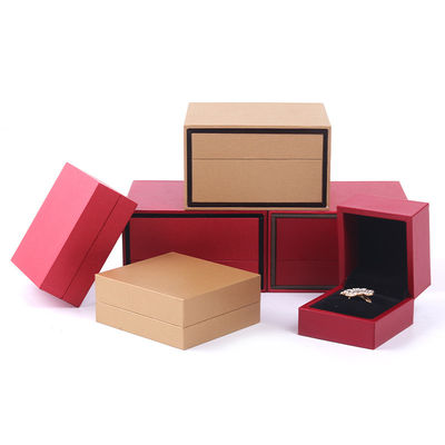Tamaño personalizado Caja de joyas de cartón, Caja de joyas de papel Packaging