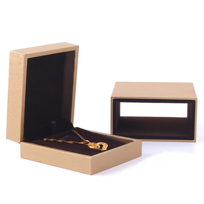 Tamaño personalizado Caja de joyas de cartón, Caja de joyas de papel Packaging
