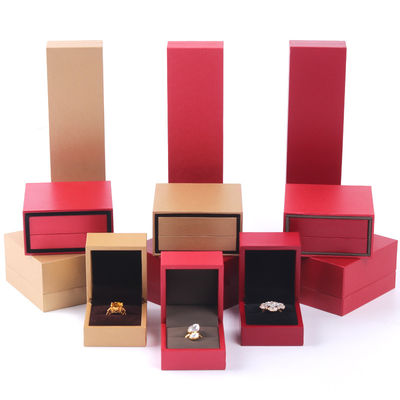 comprar Caja de embalaje de joyas de papel con logotipo personalizado para collar de pulsera Almacenamiento 5.5*4.5*3.5 online manufacture