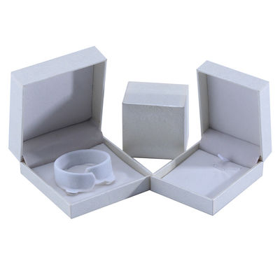 OEM Rectángulo de cartón de joyería caja de embalaje de papel caja para pendientes collar anillo