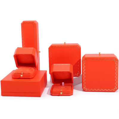 Caja de joyería de papel de cartón de color personalizado para pulseras, pendientes, collares y anillos