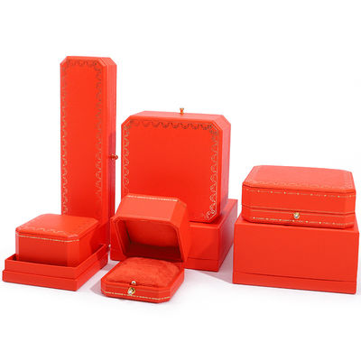 Caja de joyería de papel de cartón de color personalizado para pulseras, pendientes, collares y anillos
