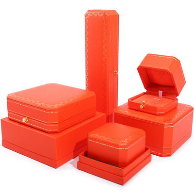 Caja de joyería de papel de cartón de color personalizado para pulseras, pendientes, collares y anillos