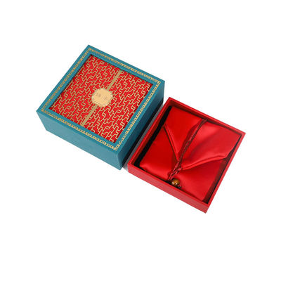 Elegante caja de embalaje de joyas personalizada para collares y pulseras