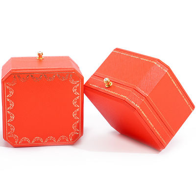 Caja de joyería de papel de cartón de color personalizado para pulseras, pendientes, collares y anillos